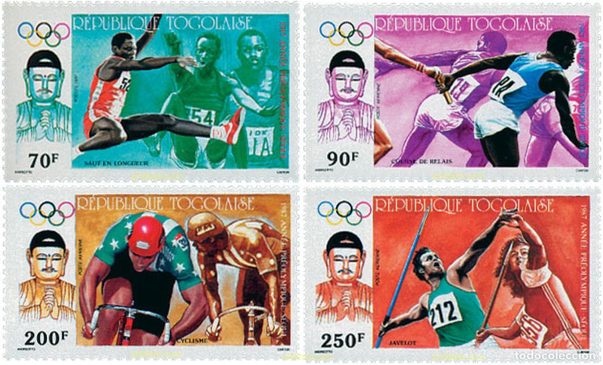 Sellos: 73752 MNH TOGO 1987 24 JUEGOS OLIMPICOS VERANO SEUL 1988