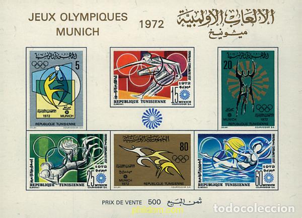 Selos: 54443 MNH TUNEZ 1972 20 JUEGOS OLIMPICOS VERANO MUNICH 1972