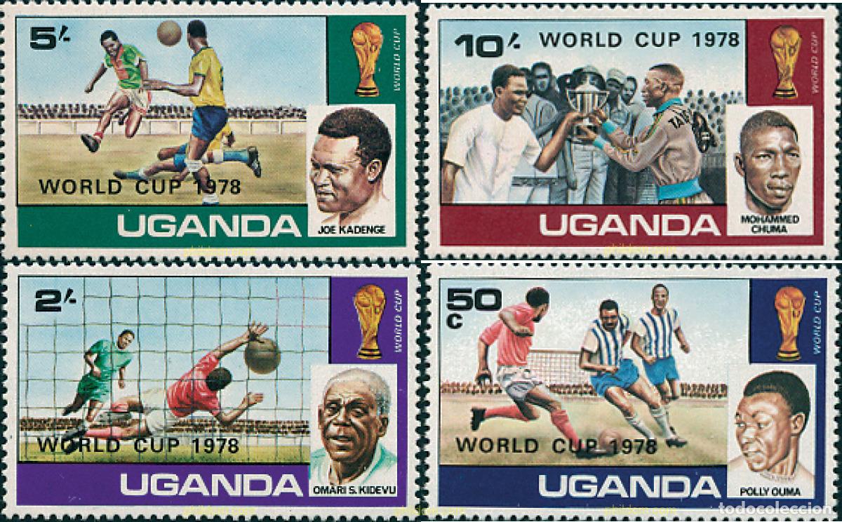 Sellos: 27764 MNH UGANDA 1978 COPA DEL MUNDO DE FUTBOL. ARGENTINA-78