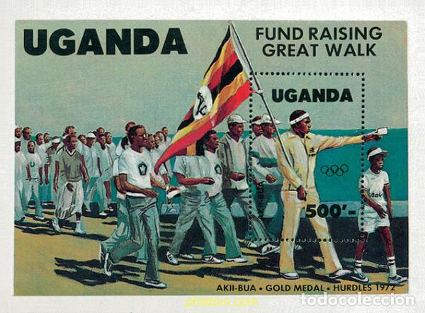 Stamps: 54445 MNH UGANDA 1984 23 JUEGOS OLIMPICOS VERANO LOS ANGELES 1984