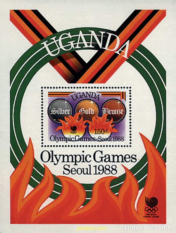 Stamps: 40221 MNH UGANDA 1988 24 JUEGOS OLIMPICOS VERANO SEUL 1988