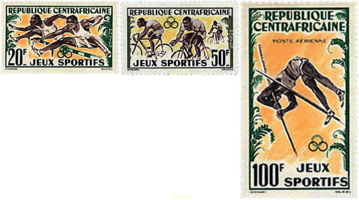 Briefmarken: 50709 MNH CENTROAFRICANA 1962 JUEGOS DEPORTIVOS AFRICANOS