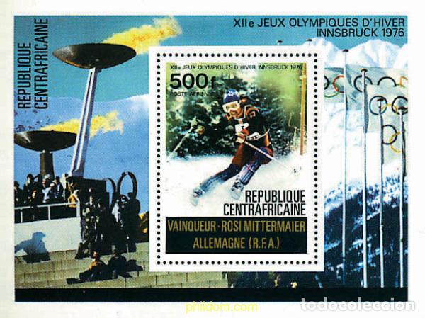 Briefmarken: 72625 MNH CENTROAFRICANA 1976 12 JUEGOS OLIMPICOS INVIERNO INNSBRUCK 1976