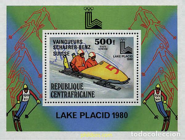 Timbres: 72872 MNH CENTROAFRICANA 1980 MEDALLISTAS DE LOS 13 JUEGOS OLIMPICOS DE INVIERNO. LAKE PLACID 1980