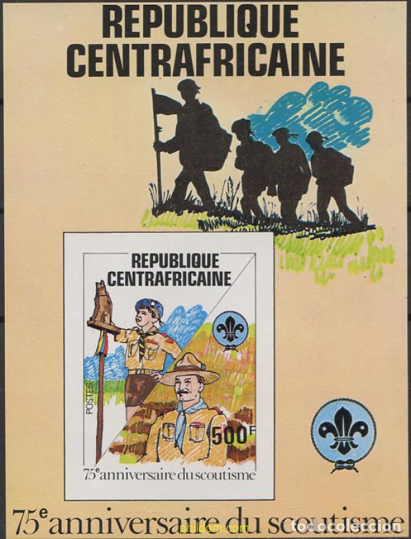 Sellos: 19729 MNH CENTROAFRICANA 1982 75 ANIVERSARIO DEL ESCULTISMO