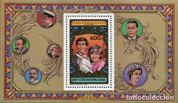 Sellos: 48345 MNH CENTROAFRICANA 1983 PERSONALIDADES