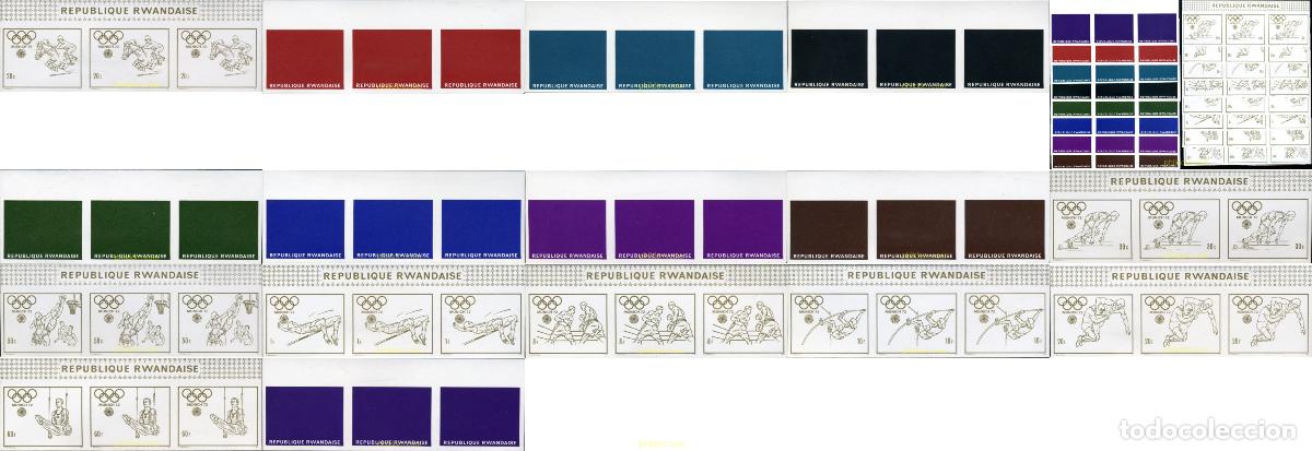 Sellos: 221542 MNH RUANDA 1971 20 JUEGOS OLIMPICOS VERANO MUNICH 1972