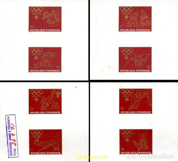 Sellos: 221551 MNH RUANDA 1971 20 JUEGOS OLIMPICOS VERANO MUNICH 1972