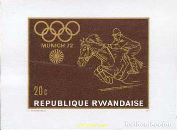 Stamps: 221572 MNH RUANDA 1971 20 JUEGOS OLIMPICOS VERANO MUNICH 1972
