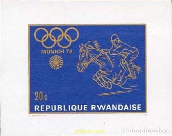 Sellos: 221577 MNH RUANDA 1971 20 JUEGOS OLIMPICOS VERANO MUNICH 1972
