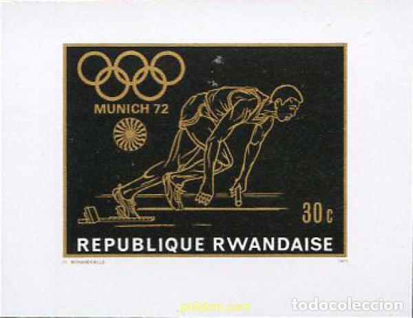 Sellos: 221630 MNH RUANDA 1971 20 JUEGOS OLIMPICOS VERANO MUNICH 1972