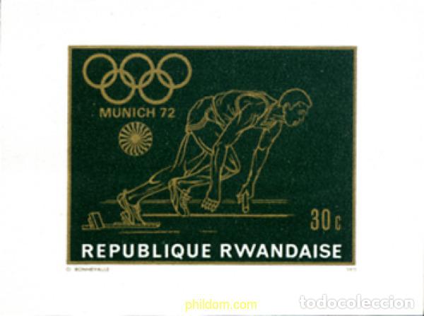 Sellos: 221633 MNH RUANDA 1971 20 JUEGOS OLIMPICOS VERANO MUNICH 1972