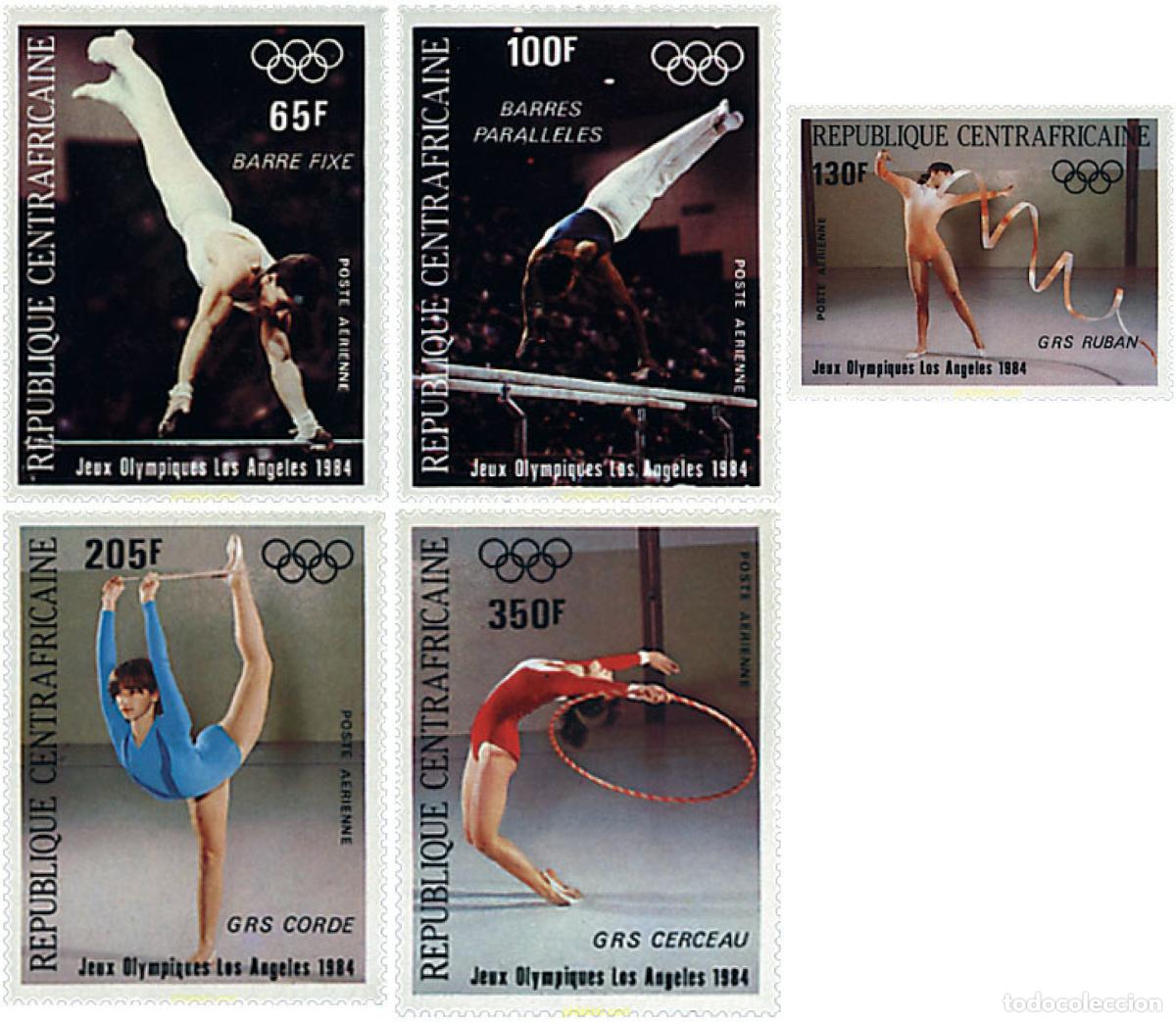 Sellos: 79380 MNH CENTROAFRICANA 1984 23 JUEGOS OLIMPICOS VERANO LOS ANGELES 1984