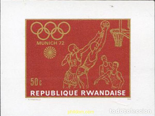 Sellos: 221645 MNH RUANDA 1971 20 JUEGOS OLIMPICOS VERANO MUNICH 1972