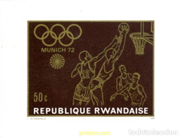 Sellos: 221646 MNH RUANDA 1971 20 JUEGOS OLIMPICOS VERANO MUNICH 1972