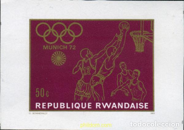 Sellos: 221648 MNH RUANDA 1971 20 JUEGOS OLIMPICOS VERANO MUNICH 1972