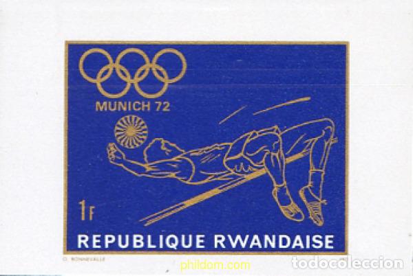Sellos: 221651 MNH RUANDA 1971 20 JUEGOS OLIMPICOS VERANO MUNICH 1972