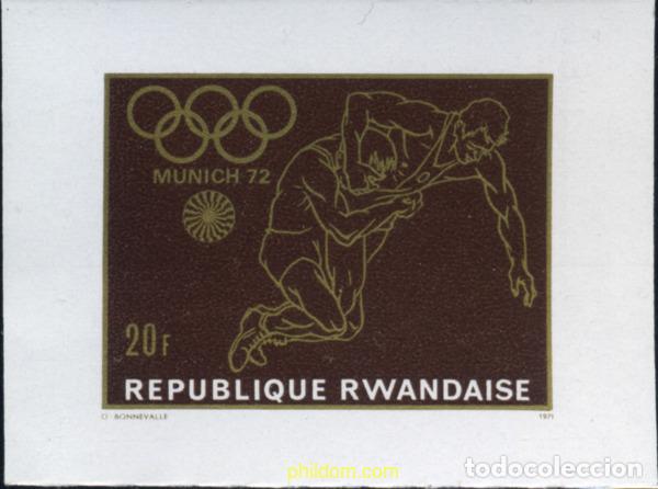 Sellos: 221806 MNH RUANDA 1971 20 JUEGOS OLIMPICOS VERANO MUNICH 1972