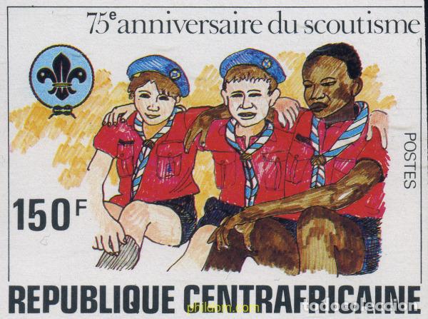 Sellos: 207458 MNH CENTROAFRICANA 1982 75 ANIVERSARIO DEL ESCULTISMO
