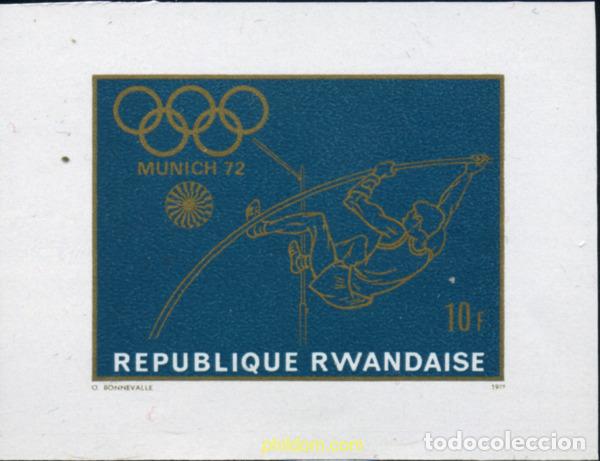 Sellos: 221809 MNH RUANDA 1971 20 JUEGOS OLIMPICOS VERANO MUNICH 1972