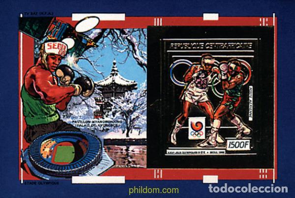 Sellos: 80641 MNH CENTROAFRICANA 1988 24 JUEGOS OLIMPICOS VERANO SEUL 1988