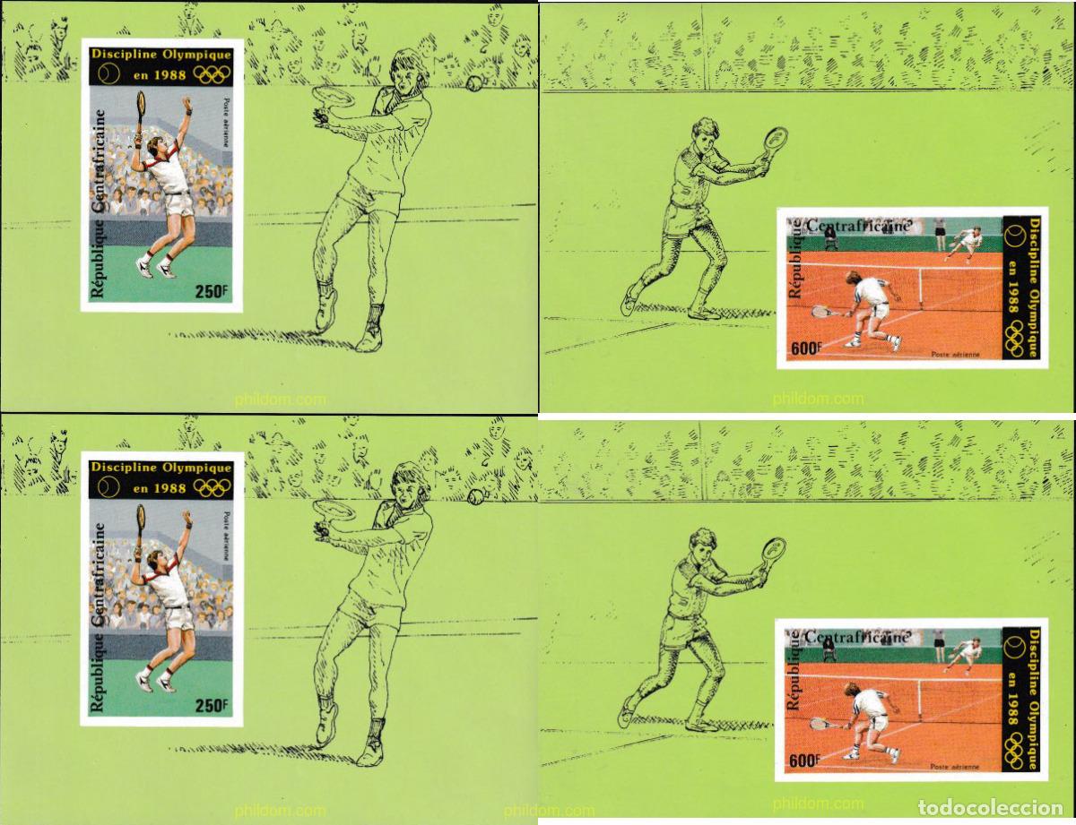Sellos: 21826 MNH CENTROAFRICANA 1986 24 JUEGOS OLIMPICOS VERANO SEUL 1988