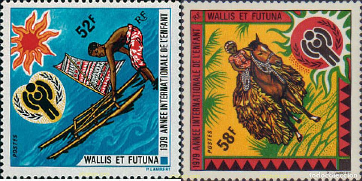 Sellos: 36726 MNH WALLIS Y FUTUNA 1979 A&Ntilde;O INTERNACIONAL DEL NI&Ntilde;O
