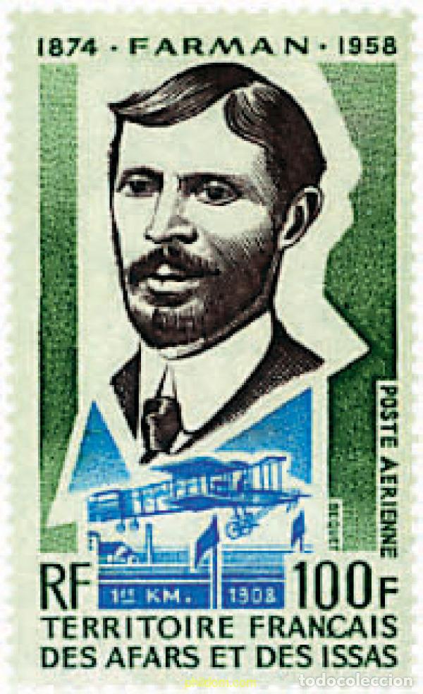 Sellos: 32150 MNH AFARS E ISSAS 1974 PIONERO DE LA AVIACION
