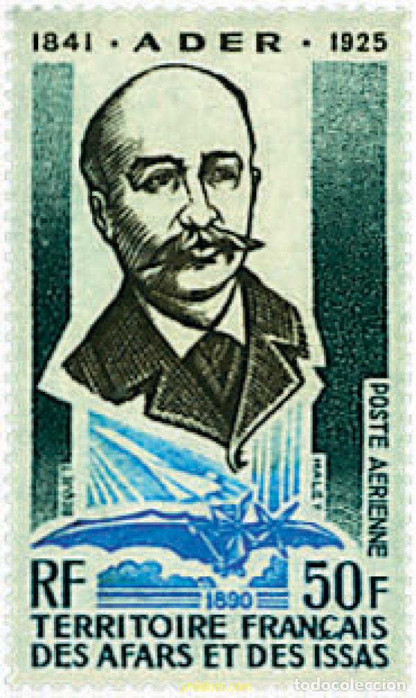 Sellos: 75515 MNH AFARS E ISSAS 1975 PIONERO DE LA AVIACION