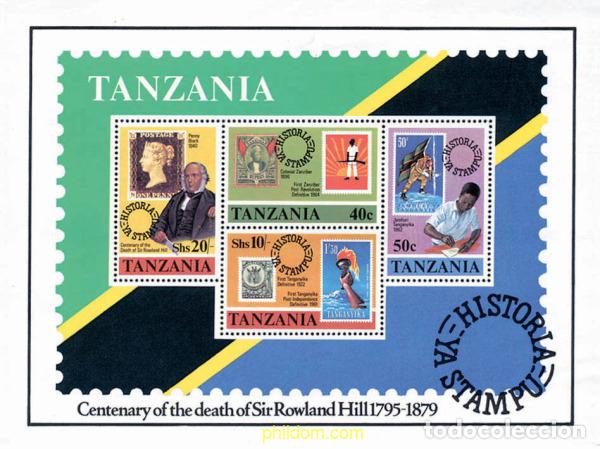 Sellos: 54469 MNH TANZANIA 1980 CENTENARIO DE LA MUERTE DE ROWLAND HILL