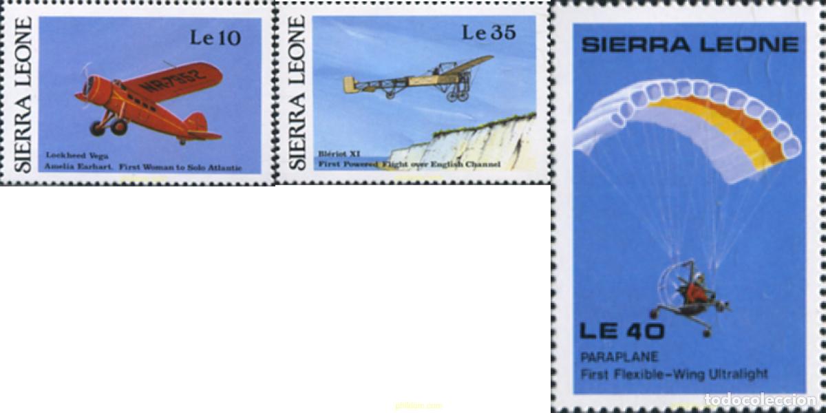 Sellos: 361956 MNH SIERRA LEONA 1987 HISTORIA DEL TRANSPORTE