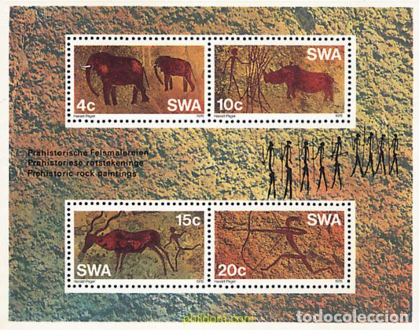 Sellos: 54471 MNH SUR OESTE AFRICANO 1976 PINTURAS RUPESTRES DE TWYFELFONTEIN.
