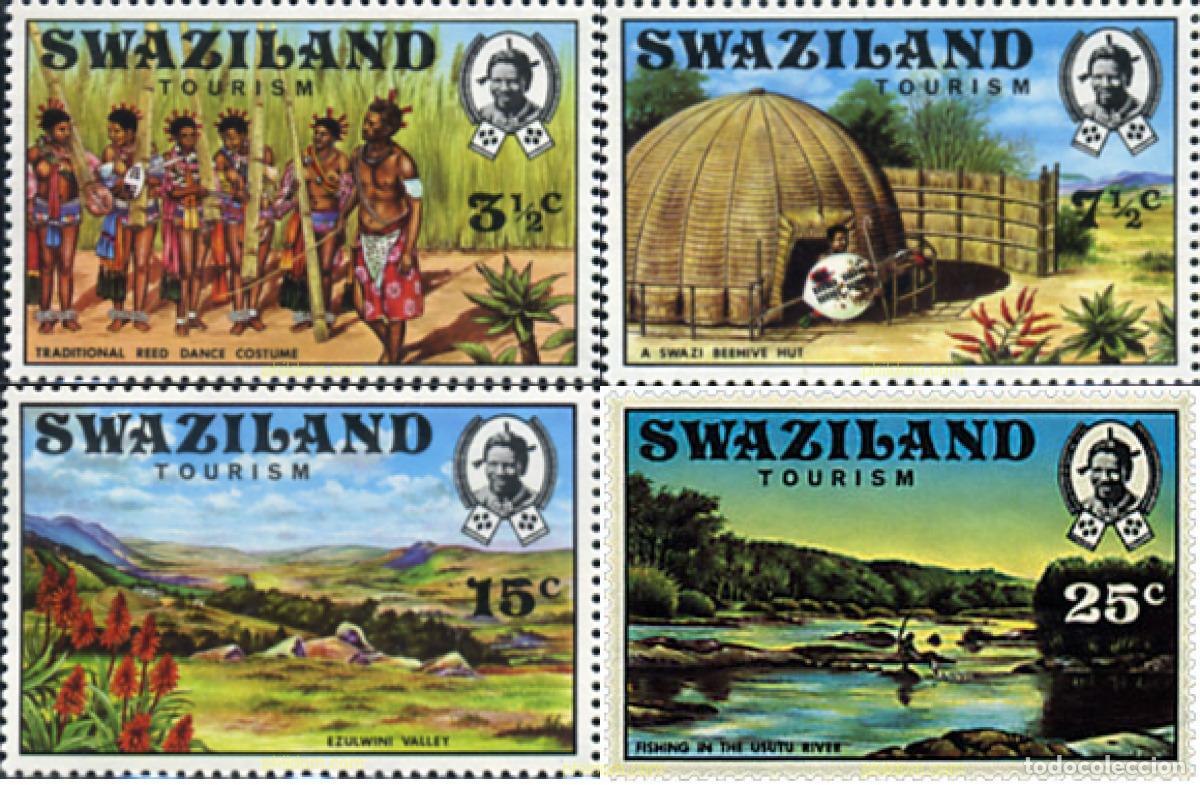 Sellos: 51747 MNH SWAZILANDIA 1972 REMO Y PESCA.