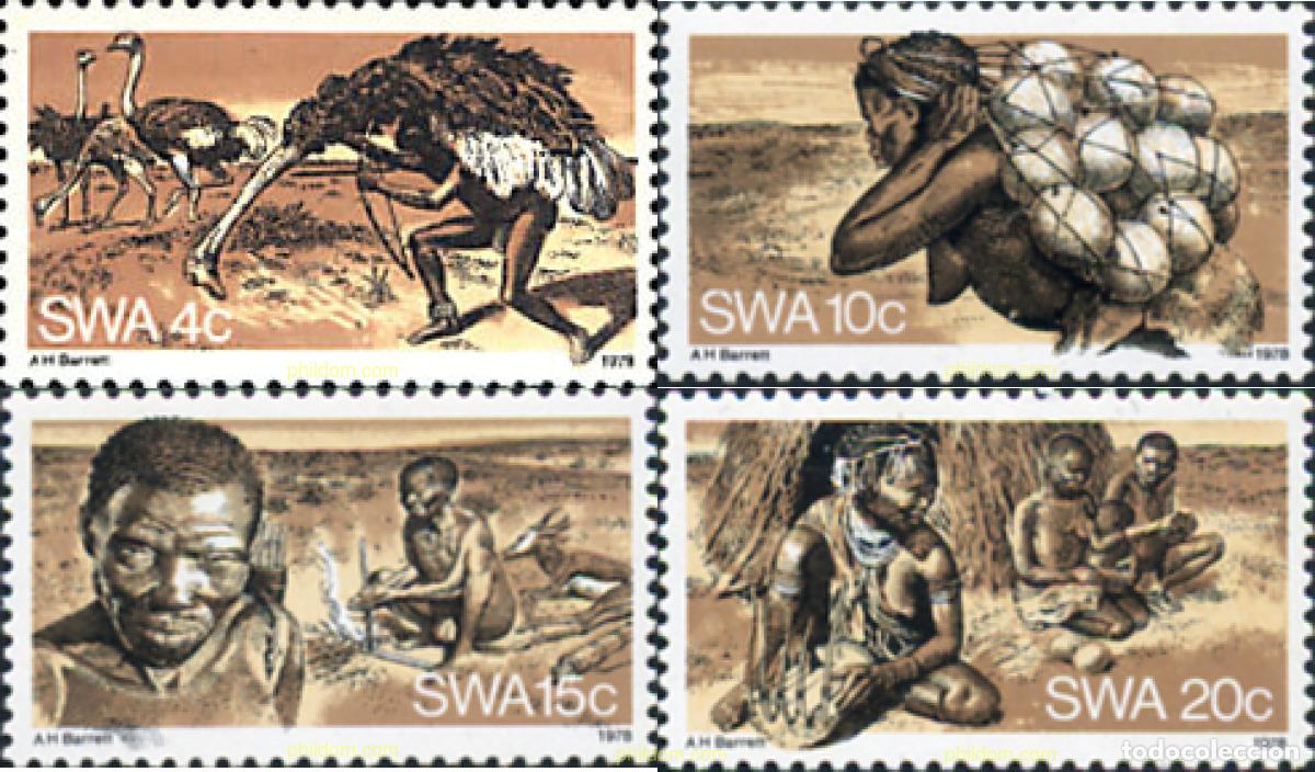 Sellos: 29567 MNH SUR OESTE AFRICANO 1978 ETNIA BOCHIMAN DE LA SELVA.
