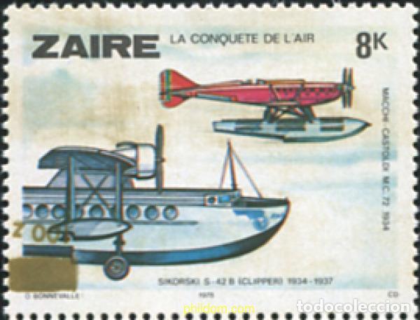 Sellos: 599176 MNH ZAIRE 1978 HISTORIA DE LA AVIACION