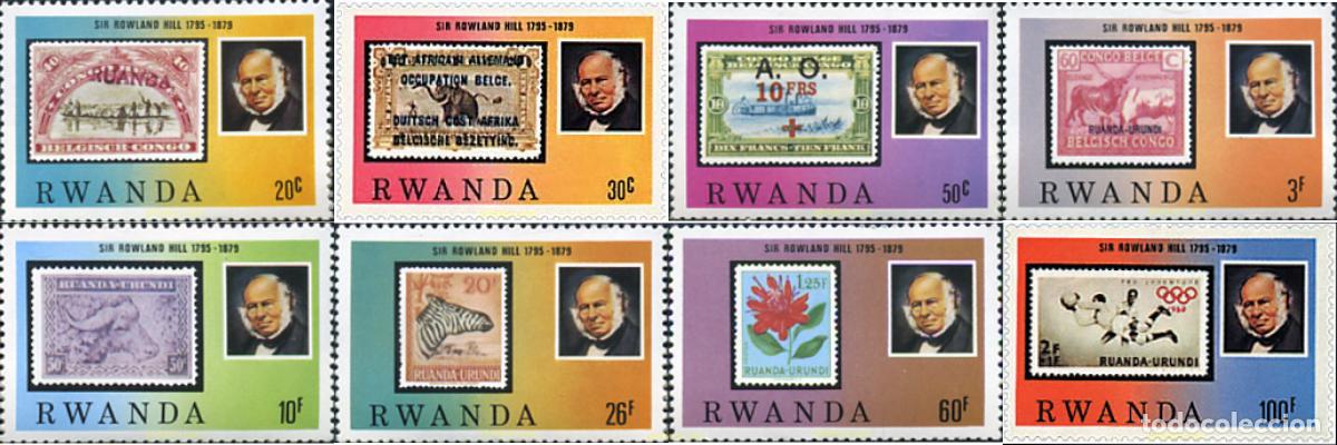 Sellos: 56537 MNH RUANDA 1979 CENTENARIO DEL NACIMIENTO DE SIR ROWLAND HILL
