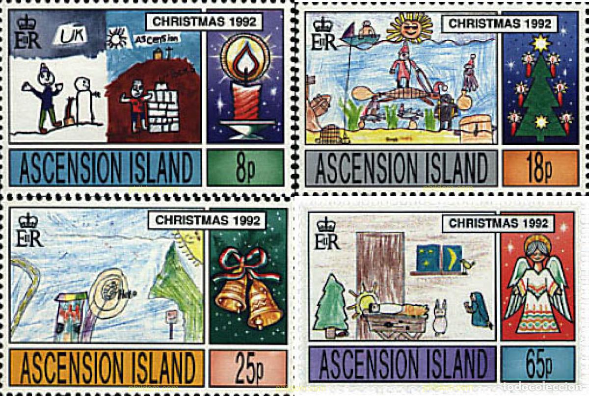 Sellos: 72683 MNH ASCENSION 1992 NAVIDAD