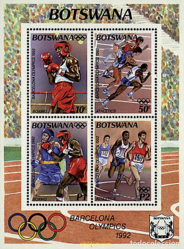 Sellos: 72832 MNH BOTSWANA 1992 25 JUEGOS OLIMPICOS VERANO BARCELONA 1992
