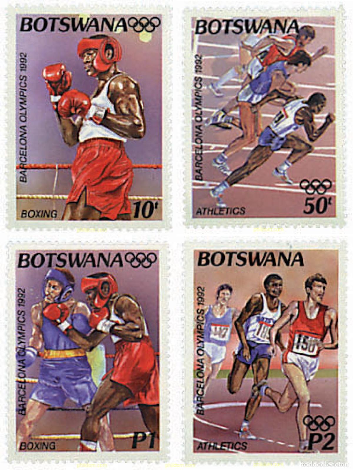 Sellos: 72801 MNH BOTSWANA 1992 25 JUEGOS OLIMPICOS VERANO BARCELONA 1992