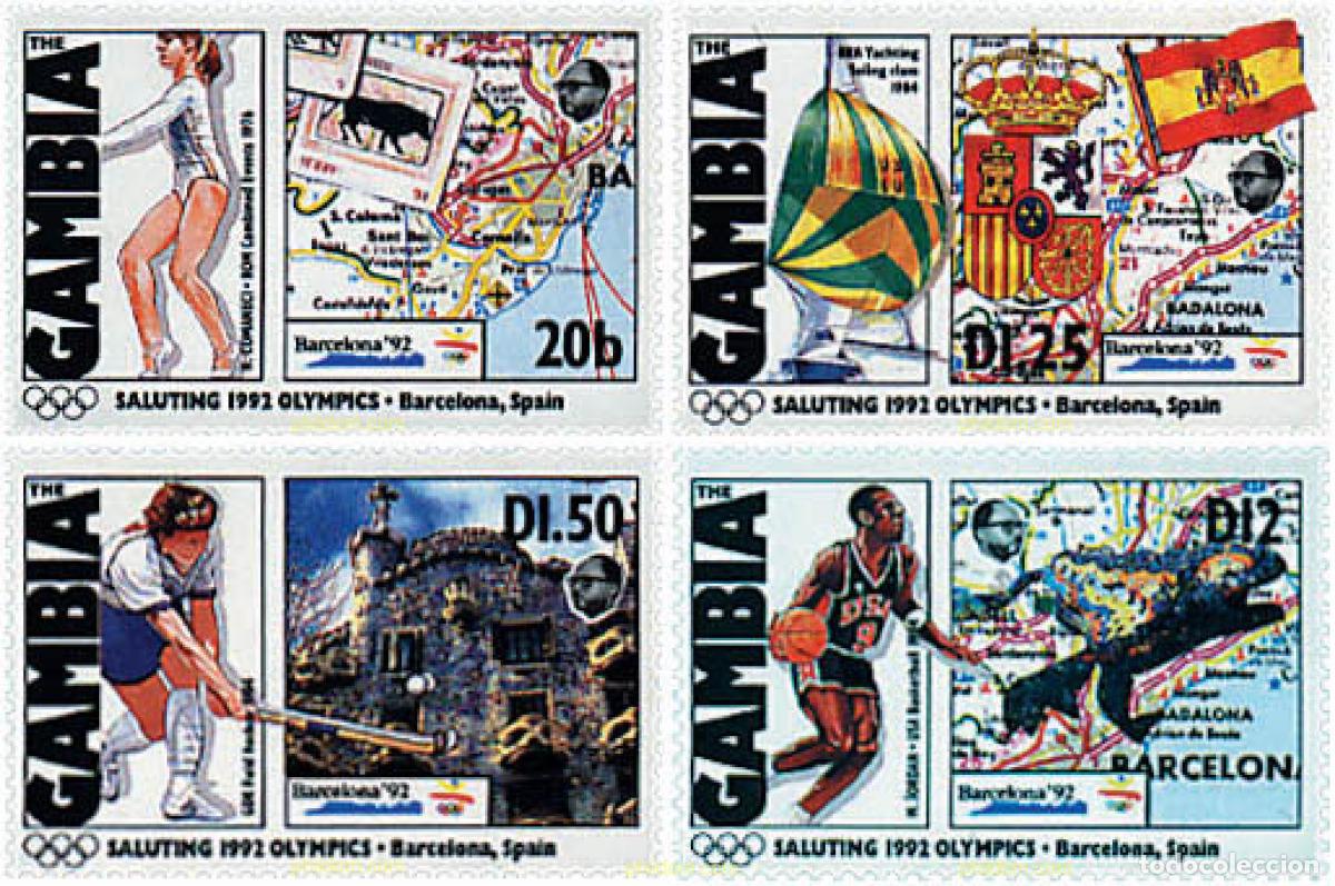 Sellos: 316868 MNH GAMBIA 1992 25 JUEGOS OLIMPICOS VERANO BARCELONA 1992