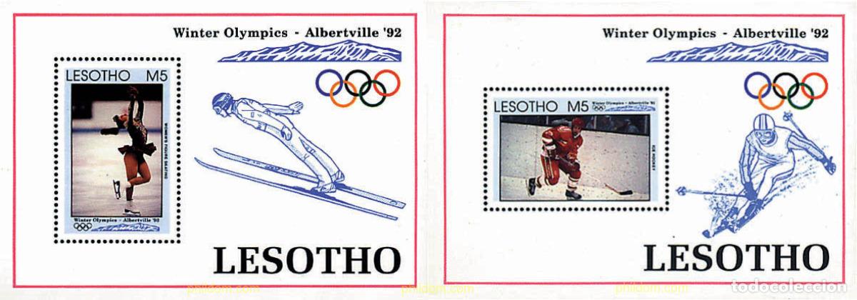 Sellos: 71110 MNH LESOTHO 1992 25 JUEGOS OLIMPICOS VERANO BARCELONA 1992 - 16 JUEGOS OLIMPICOS INVIERNO. AL