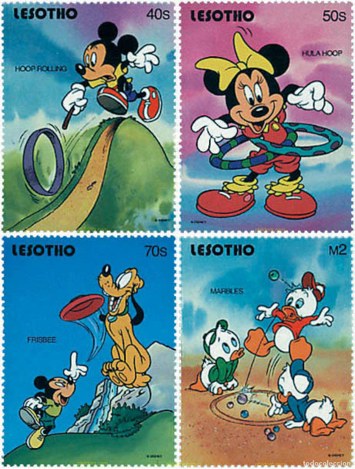 Sellos: 337942 MNH LESOTHO 1991 JUEGOS INFANTILES