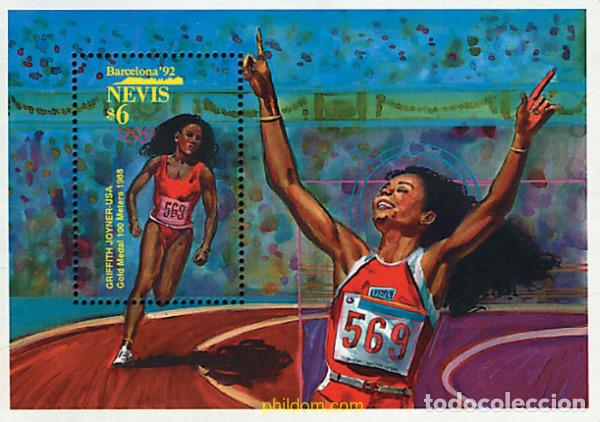 Sellos: 257995 MNH NEVIS 1992 25 JUEGOS OLIMPICOS VERANO BARCELONA 1992
