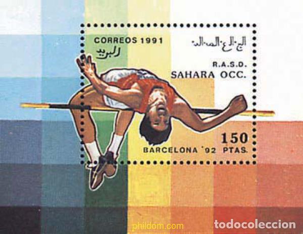 Sellos: 35648 MNH REPUBLICA ARABE SAHAURI DEMOCRATICA 1991 25 JUEGOS OLIMPICOS VERANO BARCELONA 1992