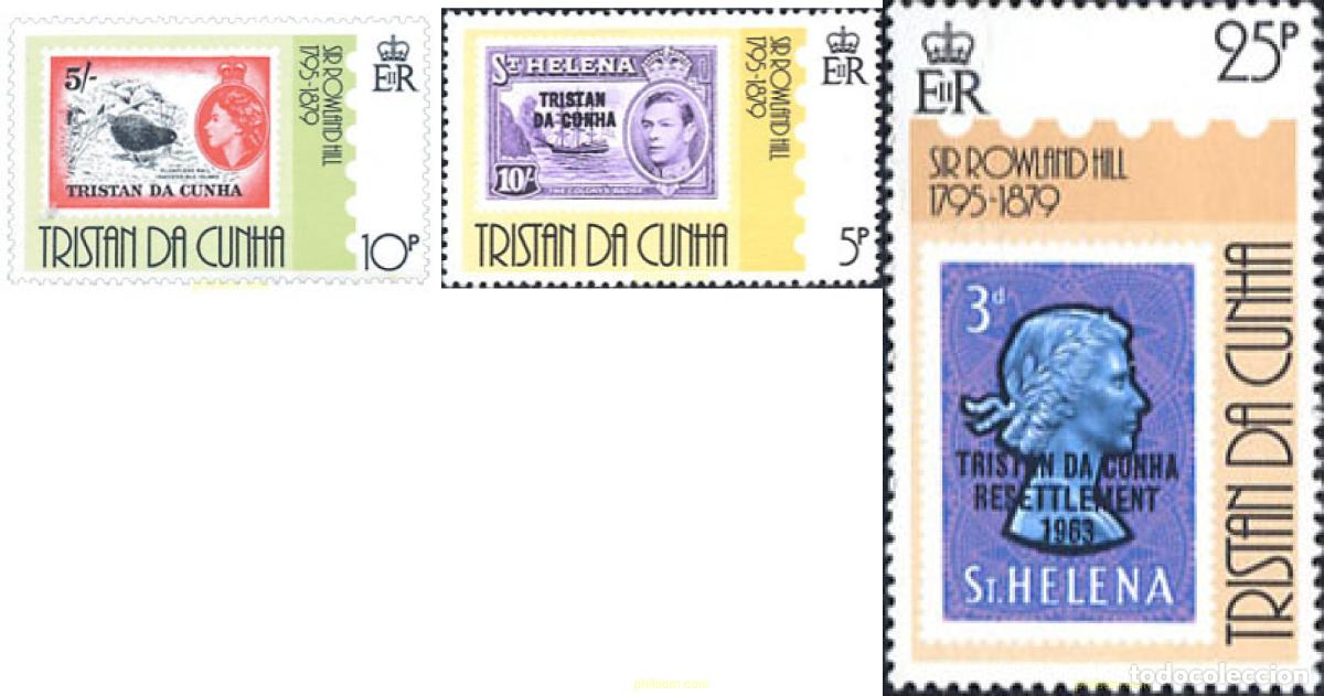 Sellos: 35640 MNH TRISTAN DA CUNHA 1979 100 ANIVERSARIO DE LA MUERTE DE SIR ROWLAND HILL