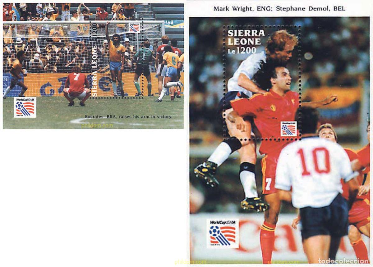 Sellos: 92184 MNH SIERRA LEONA 1993 COPA DEL MUNDO DE FUTBOL. USA-94