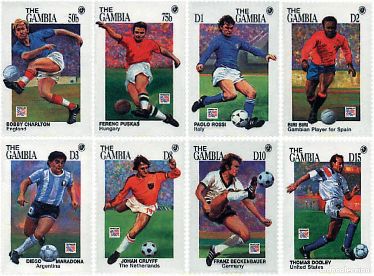 Sellos: 89076 MNH GAMBIA 1994 COPA DEL MUNDO DE FUTBOL. USA-94