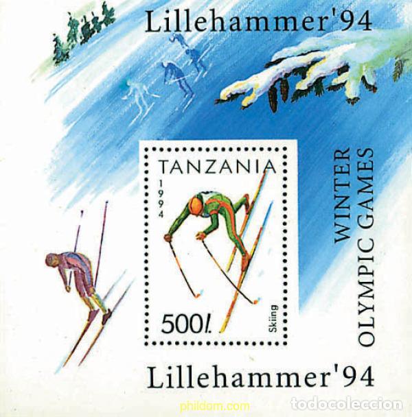 Sellos: 71756 MNH TANZANIA 1994 17 JUEGOS OLIMPICOS INVIERNO LILLEHAMMER 1994