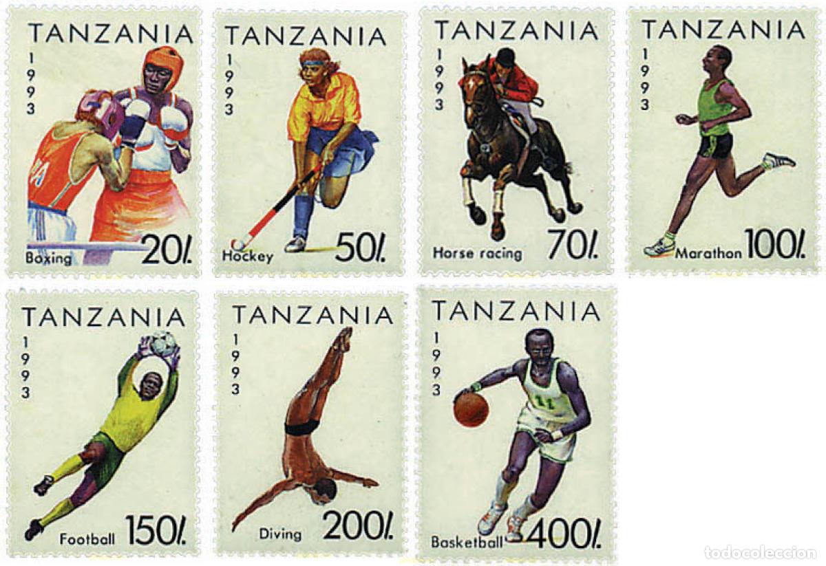 Sellos: 52505 MNH TANZANIA 1993 DEPORTES