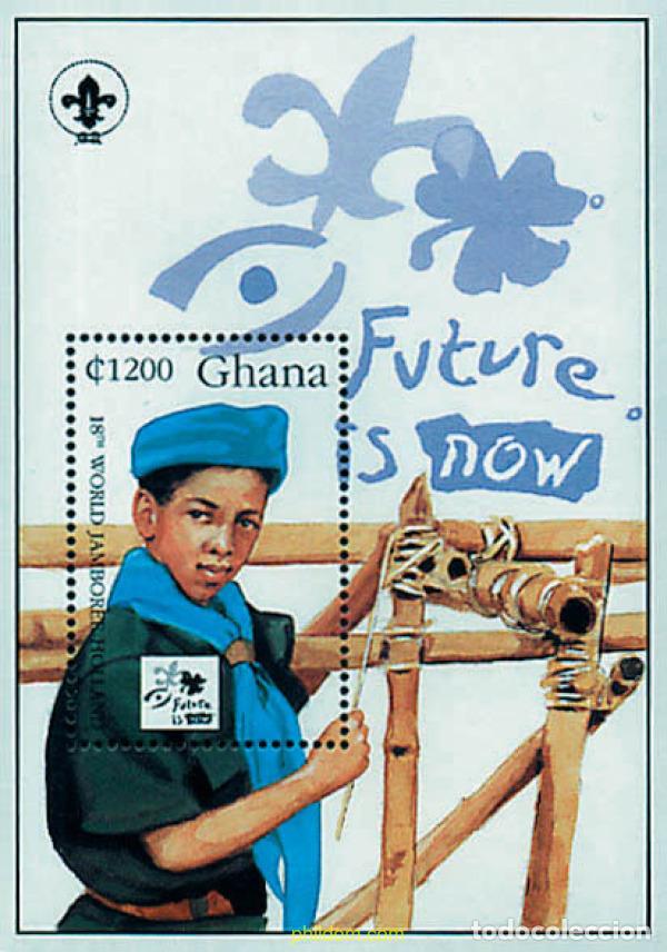 Sellos: 91178 MNH GHANA 1995 18 JAMBOREE MUNDIAL EN HOLANDA